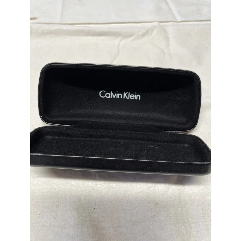 Calvin Klein Black Clam Shell Glasses Hard Case